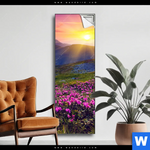 Spannbild Sommerberg Im Sonnenuntergang Schmal Produktvorschau mit dem Bild Sommerberg im Sonnenuntergang im Format Schmal.