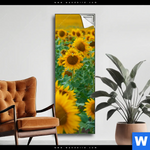 Spannbild Sonnenblumenfeld Schmal Produktvorschau mit dem Bild Sonnenblumenfeld im Format Schmal.