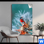 Spannbild Sonnenkaefer Auf Pusteblume Hochformat Produktvorschau mit dem Bild Sonnenkäfer auf Pusteblume im Format Hochformat.