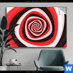 Spannbild Spirale In Rot Weiss Schwarz Querformat Produktvorschau mit dem Bild Spirale in rot weiß schwarz im Format Querformat.