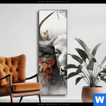 Spannbild Starker Bulle Mit Blumen Schmal Produktvorschau mit dem Bild Starker Bulle mit Blumen im Format Schmal.