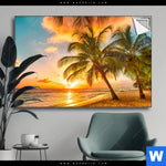 Spannbild Strand Von Barbados Querformat Produktvorschau mit dem Bild Strand von Barbados im Format Querformat.