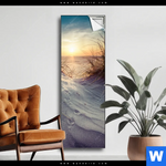 Spannbild Strandlandschaft Mit Gras Schmal Produktvorschau mit dem Bild Strandlandschaft mit Gras im Format Schmal.