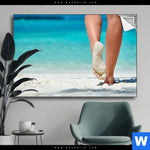 Spannbild Strandspaziergang Querformat Produktvorschau mit dem Bild Strandspaziergang im Format Querformat.