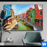 Spannbild Strassen Von Venedig Querformat Produktvorschau mit dem Bild Straßen von Venedig im Format Querformat.