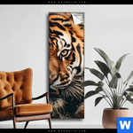 Spannbild Tiger Im Wasser Schmal Produktvorschau mit dem Bild Tiger im Wasser im Format Schmal.