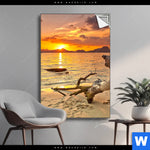 Spannbild Traumhafte Meereskulisse Hochformat Produktvorschau mit dem Bild Traumhafte Meereskulisse im Format Hochformat.