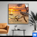 Spannbild Traumhafte Meereskulisse Quadrat Produktvorschau mit dem Bild Traumhafte Meereskulisse im Format Quadrat.