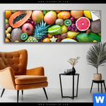 Spannbild Tropische Fruechte Panorama Produktvorschau mit dem Bild Tropische Früchte im Format Panorama.