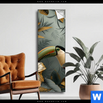 Spannbild Tukan Im Goldenen Regenwald Schmal Produktvorschau mit dem Bild Tukan im goldenen Regenwald im Format Schmal.