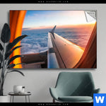 Spannbild Ueber Den Wolken Querformat Produktvorschau mit dem Bild Über den Wolken im Format Querformat.