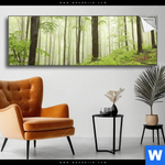 Spannbild Unberuehrte Natur Der Wald Panorama Produktvorschau mit dem Bild Unberührte Natur - Der Wald im Format Panorama.