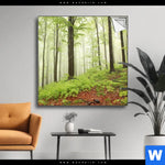 Spannbild Unberuehrte Natur Der Wald Quadrat Produktvorschau mit dem Bild Unberührte Natur - Der Wald im Format Quadrat.