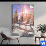 Spannbild Verschneiter Wald Hochformat Produktvorschau mit dem Bild Verschneiter Wald im Format Hochformat.