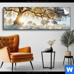 Spannbild Verzauberte Winterlandschaft Panorama Produktvorschau mit dem Bild Verzauberte Winterlandschaft im Format Panorama.