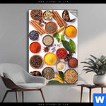 Spannbild Vielfaeltige Gewuerze Hochformat Produktvorschau mit dem Bild Vielfältige Gewürze im Format Hochformat.