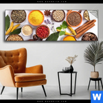 Spannbild Vielfaeltige Gewuerze Panorama Produktvorschau mit dem Bild Vielfältige Gewürze im Format Panorama.