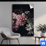 Spannbild Vintage Blumen Hochformat Produktvorschau mit dem Bild Vintage Blumen im Format Hochformat.