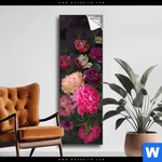 Spannbild Vintage Blumen No 2 Schmal Produktvorschau mit dem Bild Vintage Blumen No. 2 im Format Schmal.