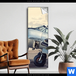 Spannbild Vintage Flugzeug Schmal Produktvorschau mit dem Bild Vintage Flugzeug im Format Schmal.