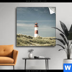 Spannbild Vintage Leuchtturm Quadrat Produktvorschau mit dem Bild Vintage Leuchtturm im Format Quadrat.