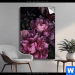 Spannbild Vintage Pfingstrosen Hochformat Produktvorschau mit dem Bild Vintage Pfingstrosen im Format Hochformat.