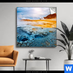 Spannbild Vulkan Island Quadrat Produktvorschau mit dem Bild Vulkan Island im Format Quadrat.