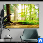 Spannbild Waldpanorama Querformat Produktvorschau mit dem Bild Waldpanorama im Format Querformat.