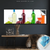 Spannbild | Wein in Flaschen und Gläsern | Panorama
