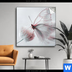 Spannbild Zarter Schmetterling Quadrat Produktvorschau mit dem Bild Zarter Schmetterling im Format Quadrat.