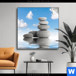 Spannbild Zen Spa Steine Quadrat Produktvorschau mit dem Bild Zen Spa Steine im Format Quadrat.