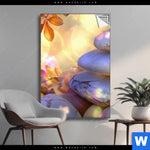 Spannbild Zen Steine Im Licht Hochformat Produktvorschau mit dem Bild Zen-Steine im Licht im Format Hochformat.
