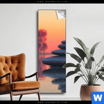 Spannbild Zen Steine Sonnenuntergang Schmal Produktvorschau mit dem Bild Zen Steine & Sonnenuntergang im Format Schmal.