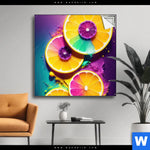 Spannbild Zitronen Neon Farbe Quadrat Produktvorschau mit dem Bild Zitronen Neon Farbe im Format Quadrat.