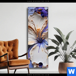 Wechselmotiv Abstrakte Blumenformen Schmal Produktvorschau mit dem Bild Abstrakte Blumenformen im Format Schmal.