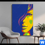 Wechselmotiv Abstrakte Frau No 1 Hochformat Produktvorschau mit dem Bild Abstrakte Frau No.1 im Format Hochformat.