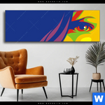 Wechselmotiv Abstrakte Frau No 1 Panorama Produktvorschau mit dem Bild Abstrakte Frau No.1 im Format Panorama.