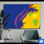 Wechselmotiv Abstrakte Frau No 1 Querformat Produktvorschau mit dem Bild Abstrakte Frau No.1 im Format Querformat.