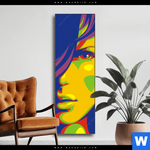 Wechselmotiv Abstrakte Frau No 1 Schmal Produktvorschau mit dem Bild Abstrakte Frau No.1 im Format Schmal.