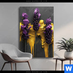 Wechselmotiv Abstrakte Lavendel Kunst Hochformat Produktvorschau mit dem Bild Abstrakte Lavendel-Kunst im Format Hochformat.
