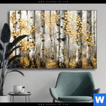 Wechselmotiv Abstrakter Birkenwald Querformat Produktvorschau mit dem Bild Abstrakter Birkenwald im Format Querformat.