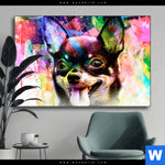 Wechselmotiv Abstrakter Chihuahua Querformat Produktvorschau mit dem Bild Abstrakter Chihuahua im Format Querformat.