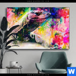 Wechselmotiv Abstrakter Leguan Querformat Produktvorschau mit dem Bild Abstrakter Leguan im Format Querformat.