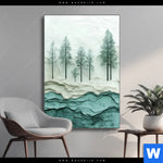 Wechselmotiv Abstrakter Wald Hochformat Produktvorschau mit dem Bild Abstrakter Wald im Format Hochformat.