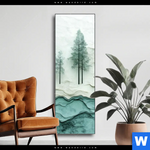 Wechselmotiv Abstrakter Wald Schmal Produktvorschau mit dem Bild Abstrakter Wald im Format Schmal.