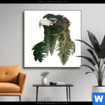 Wechselmotiv Adler Wald Quadrat Produktvorschau mit dem Bild Adler & Wald im Format Quadrat.