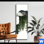 Wechselmotiv Adler Wald Schmal Produktvorschau mit dem Bild Adler & Wald im Format Schmal.