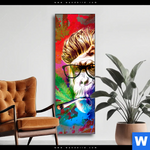 Wechselmotiv Affe Pop Art No 2 Schmal Produktvorschau mit dem Bild Affe Pop Art No.2 im Format Schmal.