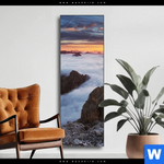 Wechselmotiv Alpen Im Nebel Schmal Produktvorschau mit dem Bild Alpen im Nebel im Format Schmal.