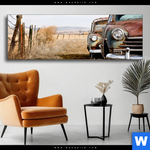 Wechselmotiv Alte Rostige Autos Panorama Produktvorschau mit dem Bild Alte rostige Autos im Format Panorama.